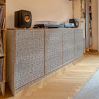 WADILE Grasscloth Peel and Stick Wallpaper 15.7in x 196.8in, Textured Contact - Image 2