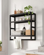Galood Over The Toilet Storage Bathroom Shelves Wall Mounted 3 Tier Space Saver by Galood
