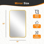 Delma Bathroom Vanity Mirror, High-Definition Bathroom Mirror, Versatile - Image 5