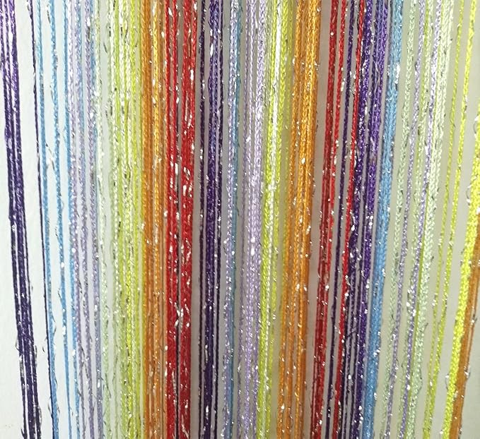 ave split Decorative Door String Curtain Wall Panel Fringe Window Room Divider - Image 8