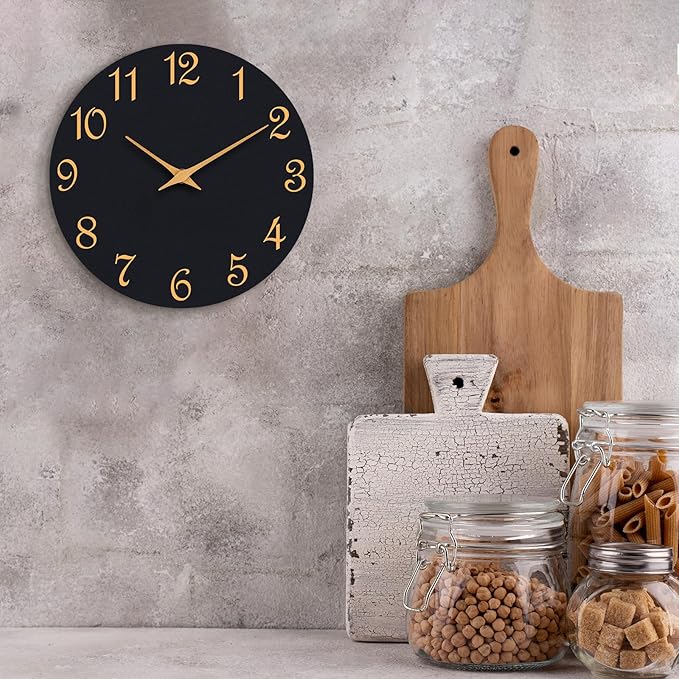 Roymnie Wall Clock, 10 Inch Modern Wall Clocks Battery Operated, Silent Non - Image 3