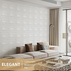 Heikki 30 Pack 3D Wall Panel for Interior Wall Décor, PVC Flower Textured Wall - Image 5