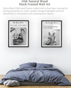 iHery Premium Natural Black OAK Wood 12x16in Having A Resting Face Prevents - Image 7
