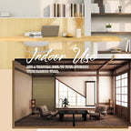 Juexica 1 Pcs Natural Bamboo Wall Panel - Image 5