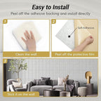 TONOR Dual-Layer Thickened Acoustic Wall Panels Self Adhesive, 4 Pack - Image 5