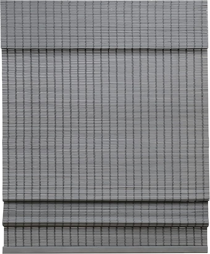 LazBlinds Cordless Bamboo Roman Shades, Light Filtering Window Treatment by LazBlinds