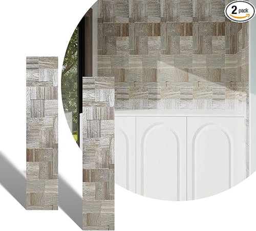 3D Wood Texture Wall Panels, PU Wall Panels, 11.8"*59" Wall Paneling by eazart