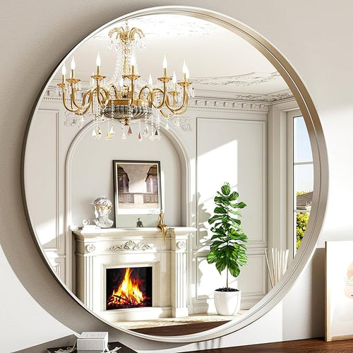 36 Inch Round Bathroom Mirror - Image 2