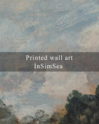 InSimSea Framed Canvas Wall Art, Vintage Landscape Painting, Rustic Nature - Image 7