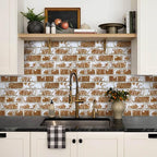 Commomy 3D Peel and Stick Brick Backsplash - Image 3