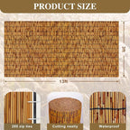 Natural Reed Fencing, Decorative Bamboo Fence Rolls Handwoven Friendly Sun Shade - Image 2
