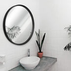 HBCY Creations Large Round Mirror, Living Room and More, Modern Minimalist - Image 2