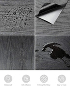 Abyssaly Black Wood Peel and Stick Paper 17.71 in X 1004 in Decorative - Image 8