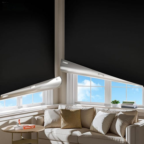2 Pack Portable Blackout Curtains by HEMRLY