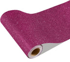 CRE8TIVE Deep Pink Glitter Wallpaper Border 8"x354" Shiny Glitter Wallpaper by CRE8TIVE
