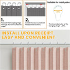 AJAZZ 100% Blackout Accordion Doors Interior Accordion Doors - Image 6