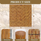 Reed Fencing Rolls, Patio Privacy Screen 5 Feet High, Decorative Bamboo Fence - Image 2