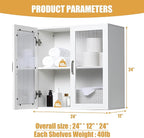 Wall Amount Cabinet for Laundry, Bathroom or Office Storage - Image 2