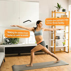 Delma Home Gym Mirror, Large Full Body Tempered Glass Frameless, Wall-Mounted - Image 4