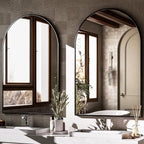 HARRITPURE 20"x30" Arched Bathroom Mirror - Image 5