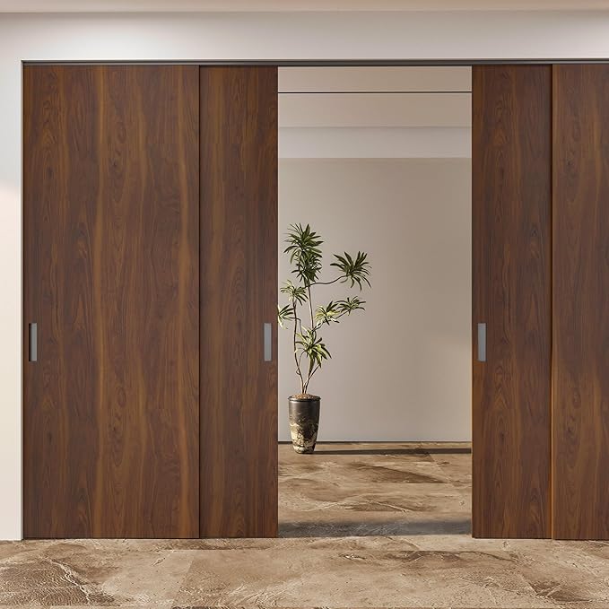 BOMENG Walnut Wood Contact Paper 32x354 inch Dark Brown Wood Wallpaper Peel and - Image 4