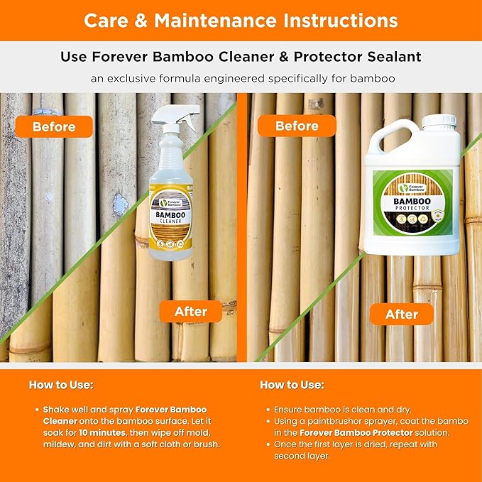 FOREVER BAMBOO Natural Bamboo Fencing Decorative Rolled Fence Panel 0.75 in D x - Image 15