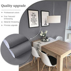 Dimoon 17.7''x393'' Peel and Stick Wallpaper Grey Contact Paper - Image 6