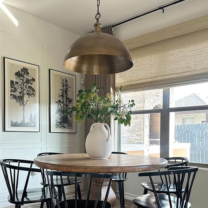 TWOPAGES Natural Woven No Drill Roman Shades, Custom Cordless Light Filtering - Image 2