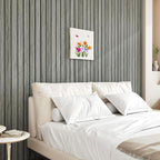 Grey Wood Wall Panels Textured Wood Slats 3D Soundproof Wall Panels Peel and - Image 7