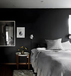 118"x17.7" Black Peel and Stick Wallpaper Black Contact Paper Decorative Self - Image 3