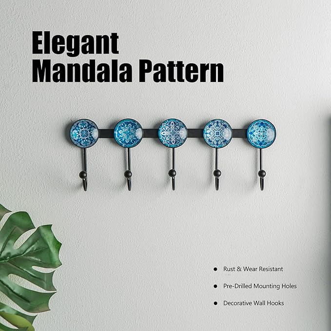 Boho Coat Rack Wall Mounted - Image 2