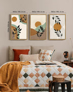 PHOPAGO Boho Wall Art Sage Plant Botanical Framed Wall Printing Large 16x24in - Image 2