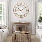 Large Wall Clock for Living Room Decor–48 Inch Silent Non-Ticking Modern - Image 2