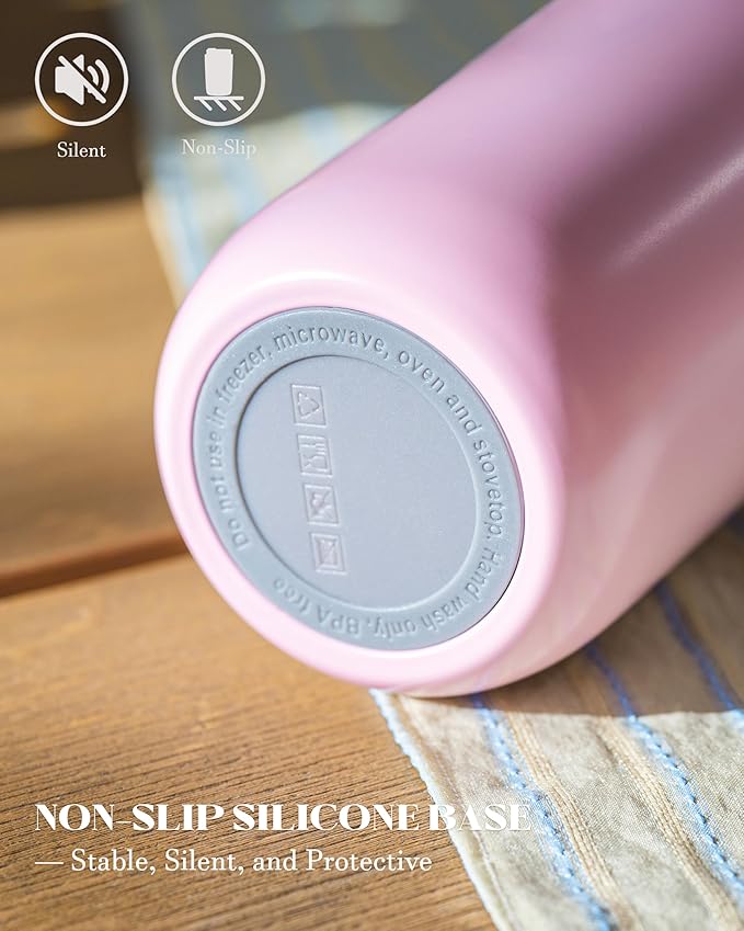 10 oz Insulated Coffee Tumblers, Travel Coffee Tumblers with Straw, Double-Wall Stainless Steel Tumbler, Leak Proof Tumbler, Reusable Cups with Lids for lced and Hot Drinks (Blue)