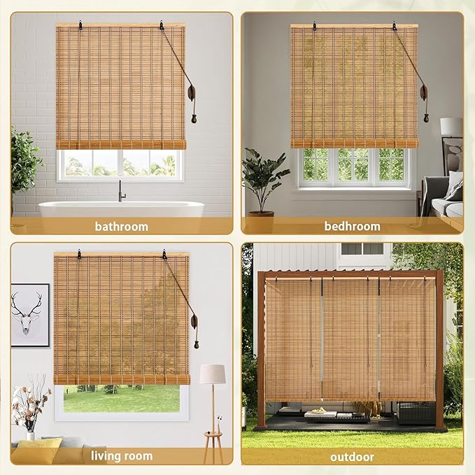 Bamboo Roller Shade - Image 6
