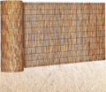 Barydat 1 Pcs 3 x 30 ft Reed Fence Roll, 85% Shade Bamboo Privacy Screen by home