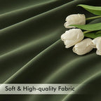 MIULEE Olive Green Back Tab Blackout Curtains 90 Inches Long 2 Panels Set - Image 6