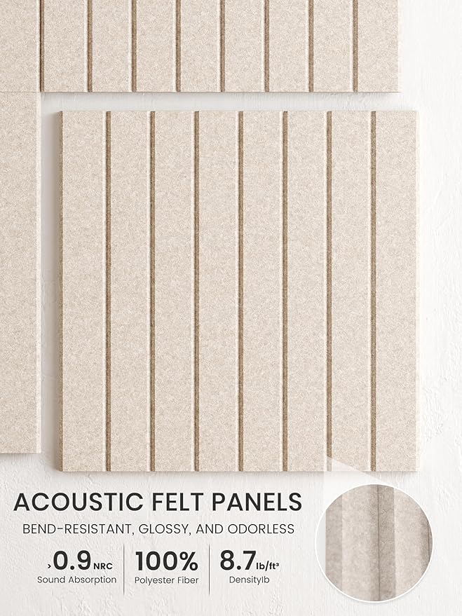 Bumusty Large Cork Board Alternative-36 x 24" Felt Bulletin Board Tiles - Image 3