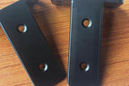 16 Pack - 4 inch Black Hidden L Shelf Bracket Iron Floating Shelf Brackets - Image 6