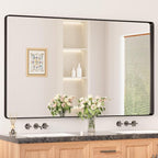 Keonjinn Black Bathroom Mirrors by Keonjinn