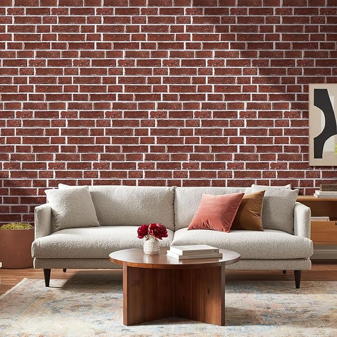 Commomy 3D Faux Brick Wall Panels Peel and Stick - Image 9