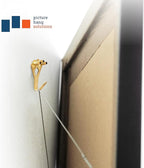 PHS 100 lb Picture Hanging Hooks – Heavy Duty Picture Hangers, 10 Pack Frame - Image 8