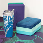 NFL Football 24oz Acrylic Tumbler with Hinged Lid, Officially Licensed Double Wall Tumbler for NFL Fans