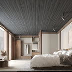 CHIHUT Charcoal Wood Panels for Wall 12"x79" Sound Absorbing Herringbone Wood - Image 4