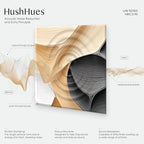 6-Pack Acoustic Wall Panels 72x48 Inches Decorative Sound Absorbing Panels- - Image 3