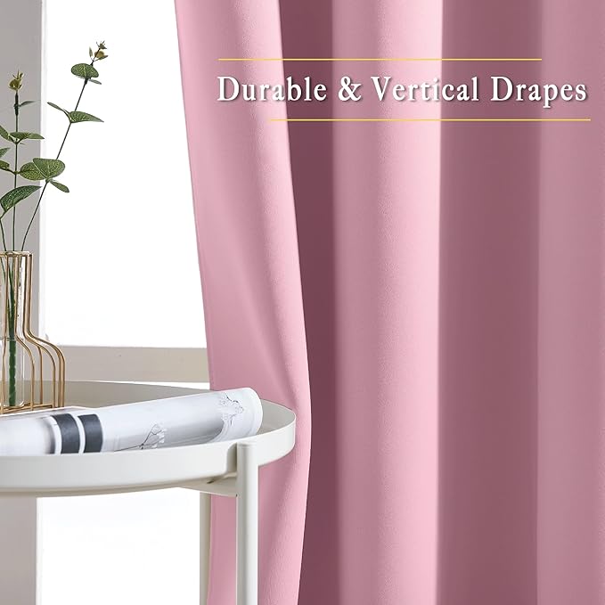 NICETOWN Blackout Doorway Curtain Drape 78 inch Long - Image 6