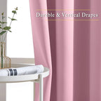 NICETOWN Blackout Sliding Glass Door Curtains, Room Darkening Thermal Insulated - Image 6