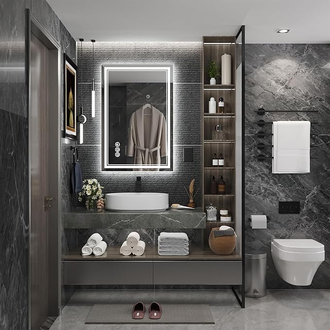 Ratsamee 24x36 Inch Led Mirror for Bathroom - Image 2