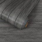 CHIHUT Charcoal Wood Panels for Wall 12"x79" Sound Absorbing Herringbone Wood - Image 7