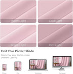 CUCRAF Light Pink Blackout Curtains 63 inch Length 2 Panels Set, Rod Pocket - Image 4